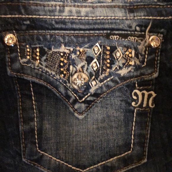 MISS ME JEANS…Excellent condition🌸 Gold, Silver & Black bling! - Picture 4 of 10